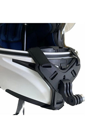 Kask Çene Bağlantılı Kamera Tutucu Aparatı
