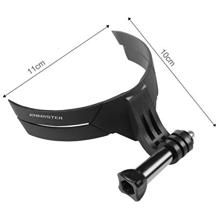 Knmaster HC-20 Motosiklet Kask Çene Yapıştırıcılı Telefon Ve Aksiyon Kamera Tutucu Full Set