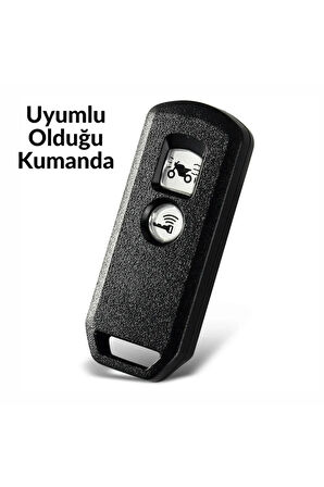 Honda Motosiklet Silikon Anahtar Kılıfı / Siyah