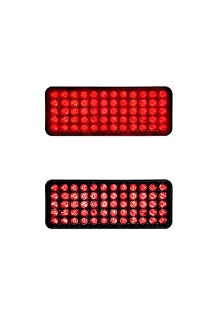 Stop-430 Evrensel Dikdörtgen Kırmızı Ledli Motosiklet Kedigözü