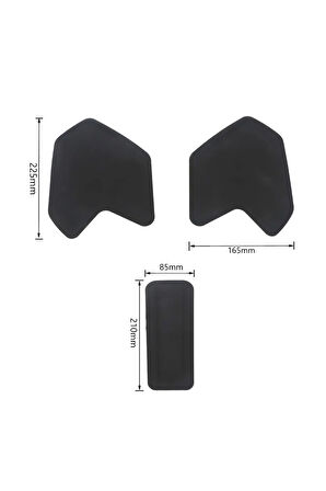Motosiklet BMW R 1200 GS Uyumlu Kaymaz Tank Pedleri