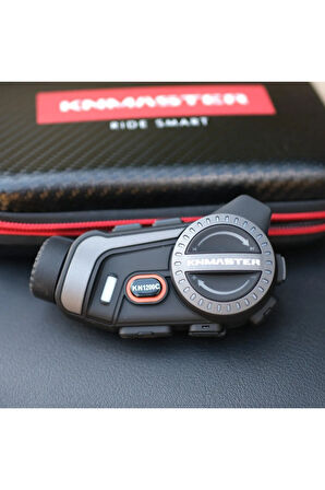Kn1200C Pro Kameralı Motosiklet Kask Bluetooth Intercom Kulaklık Seti
