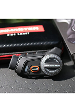 Kn1200C Pro Kameralı Motosiklet Kask Bluetooth Intercom Kulaklık Seti