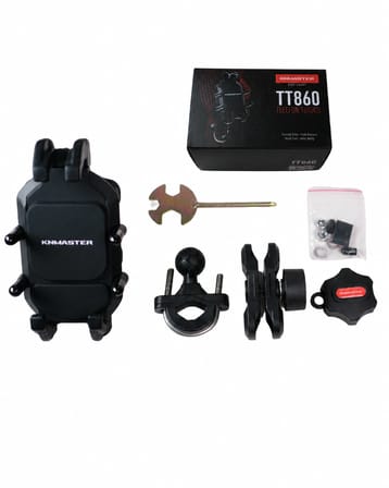Knmaster TT-860 Titreşim Engelleyicili Tüm Motosikletlere Uyumlu Telefon Tutucu
