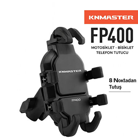 Knmaster FP400 Titreşim Engelleyicili Tüm Motosikletlere Uyumlu Telefon Tutucu