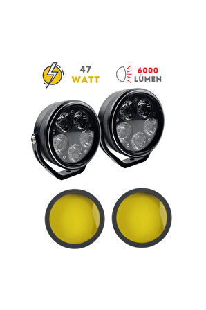 Sunny5 47W Motosiklet Led Sis Farı