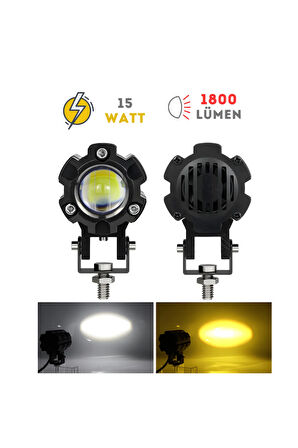 Kugel 15W Motosiklet Led Sis Farı