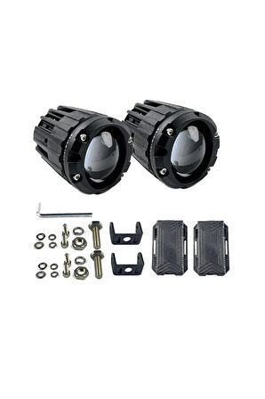 Buffalo 25W 3 Renkli Motosiklet Led Sis Farı