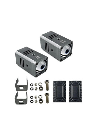 Scori 20W 3 Renkli Motosiklet Led Sis Farı