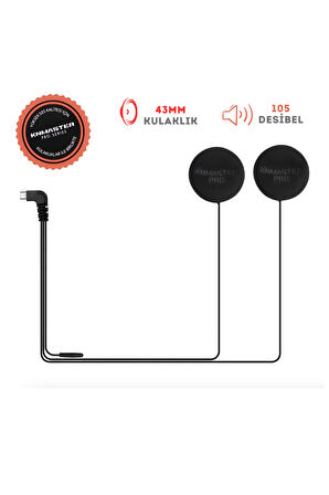 Pro KN6100 Kask Kulaklık Seti