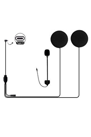 Kn2250 Açık Kask Kulaklık ve Mikrofon
