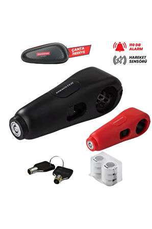 Alarmlı Motosiklet Elcik Manet Fren Kilidi | Hatırlatıcı Alarm Sistemi