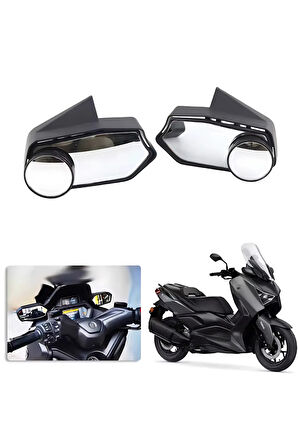 Yamaha XMAX 250 / 300 Geniş Açılı Ayarlanabilir Ayna | Kör Nokta Yardımcı Aynalar