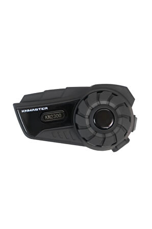KN2300 Motosiklet Kask İnterkom Bluetooth Intercom Kulaklık Seti - Siyah