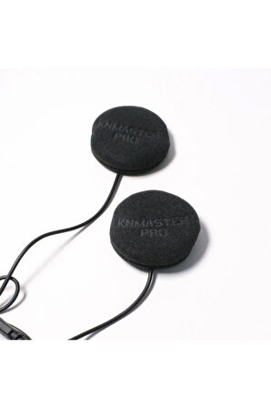 KN2300 Motosiklet Kask İnterkom Bluetooth Intercom Kulaklık Seti - Siyah