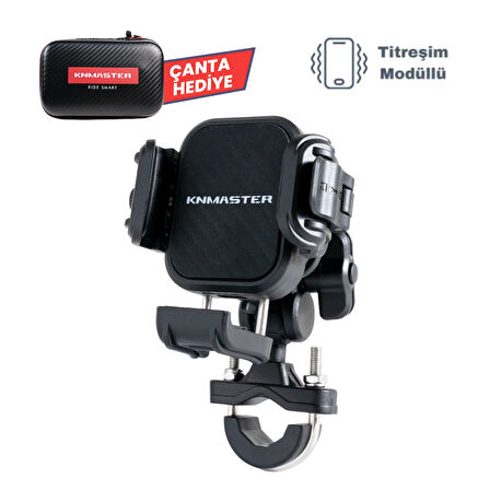  KNMASTER TT-870 Titreşim ve Hırsızlık Önleyici Motosiklet Telefon Tutucu