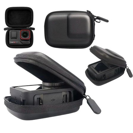 KNMASTER Aksiyon Kamerası Taşıma Çantası – DJI / Insta360 Kameralar Uyumlu Sert Koruyucu Çanta