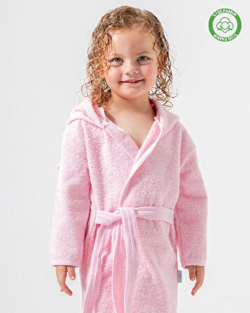 Kedicik Bornoz Pembe