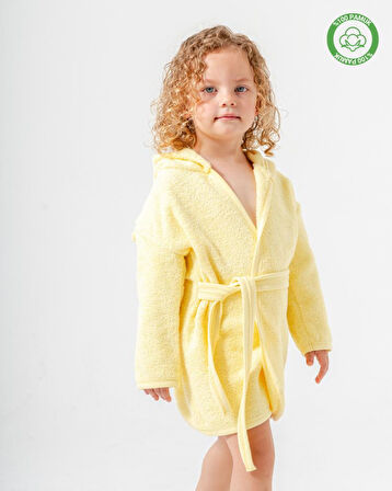 Kedicik Bornoz Sarı