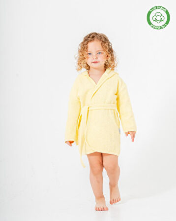 Kedicik Bornoz Sarı