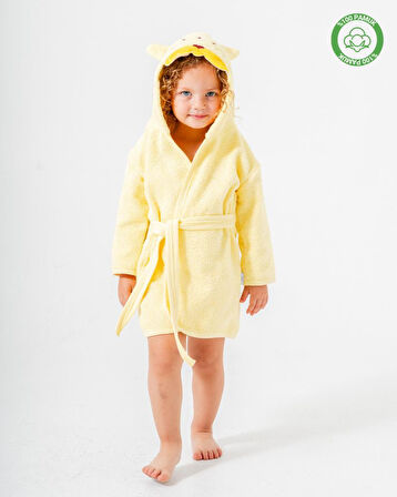 Kedicik Bornoz Sarı