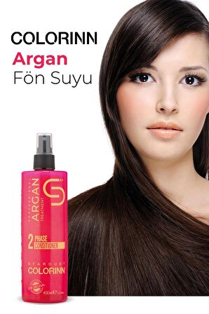 Colorinn Çift Fazlı  Argan Fön Suyu-400 ml