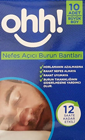 Ohh  Burun Bantları 10'lu 2 Adet