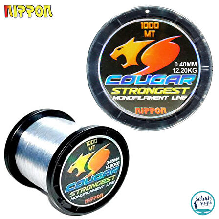 Nippon Cougar Mono Misina 1000mt Beyaz 0.40mm 12.2kg