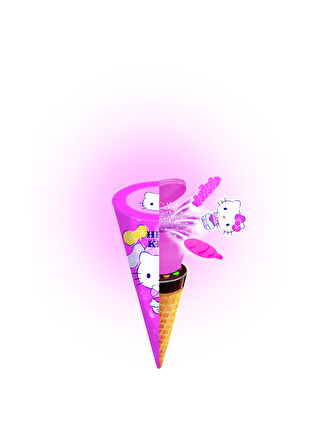 Hello Kitty Sürpriz Oyuncaklı Kornet 25 Gr.