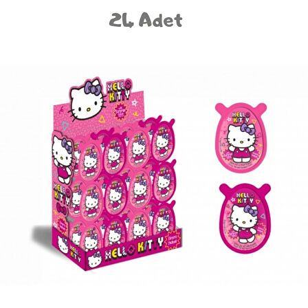 Hello Kitty Oyuncaklı Sürpriz Pvc Yumurta  (17,50 Gr) 24 Adet