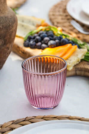 Splendid 4'lü Su Bardağı Seti Mürdüm 290 cc