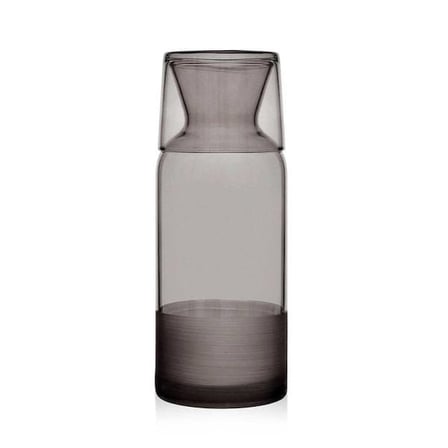 Rakle Matte Bardaklı Sürahi - Siyah - 700 ml