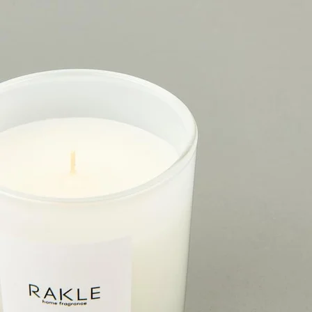 Rakle Basic Soft Fig Kokulu Mum - Beyaz - 120 gr