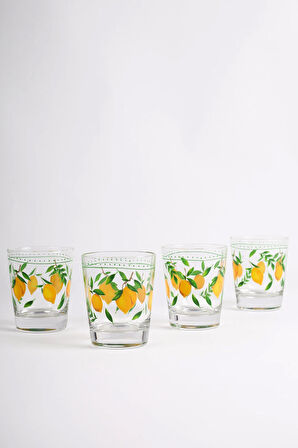 Bodrum 4'lü Su Bardağı Seti 275 cc