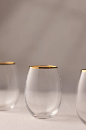 Astoria Gold 4'lü Su Bardağı Seti 350 cc