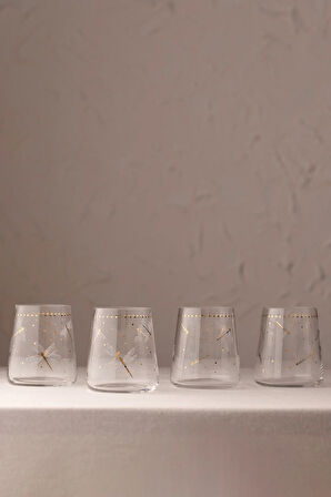 Dragonfly 4'lü Su Bardağı Seti 420 cc