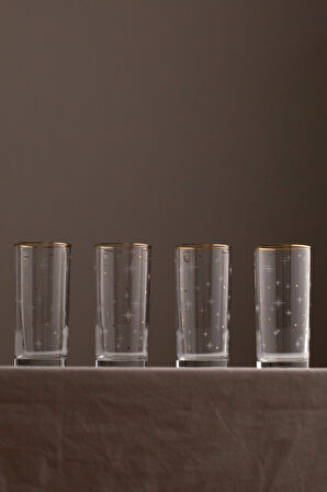 Star 4'lü Meşrubat Bardağı Seti 380 cc 