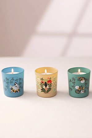 Secret Garden 3'lü Mum Seti 100 gr