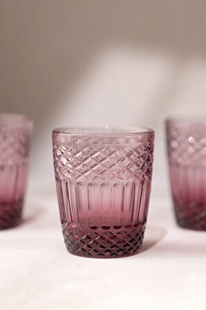 Vega 4'lü Su Bardağı Seti Bordo 300 cc