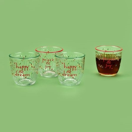 Rakle Clara 4'lü Su Bardağı Seti - Renkli - 290 ml