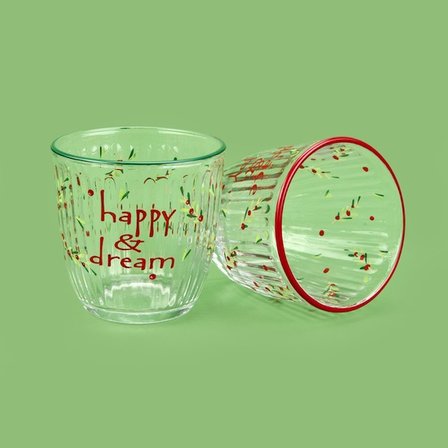 Rakle Clara 4'lü Su Bardağı Seti - Renkli - 290 ml
