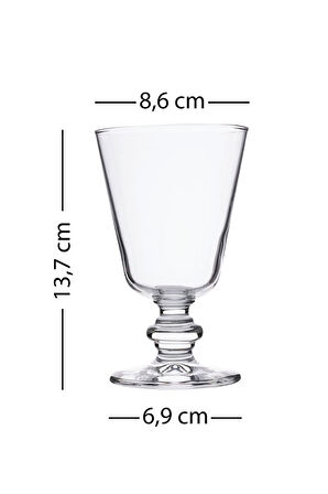 Pine Glow 4'lü Ayaklı Bardak Seti 280 cc 