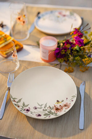 Darrel Seramik 4'lü Servis Tabağı Seti 25,5 cm