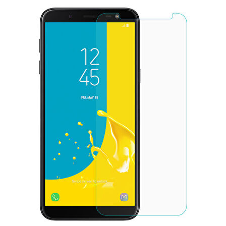 Microsonic Samsung Galaxy J6 Temperli Cam Ekran koruyucu Kırılmaz film
