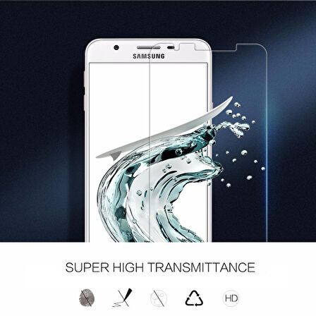 Microsonic Samsung Galaxy J7 Prime 2 Temperli Cam Ekran koruyucu film