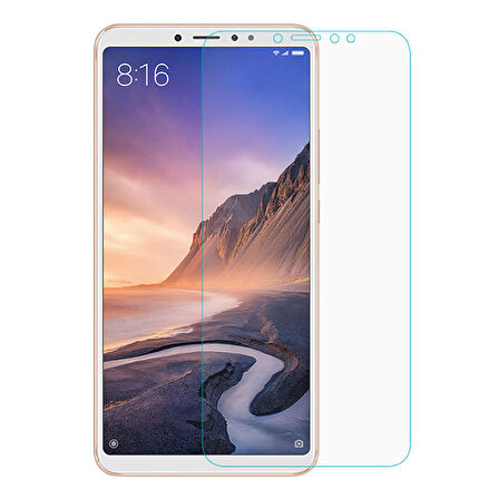 Microsonic Xiaomi Mi Max 3 Temperli Cam Ekran koruyucu Kırılmaz film