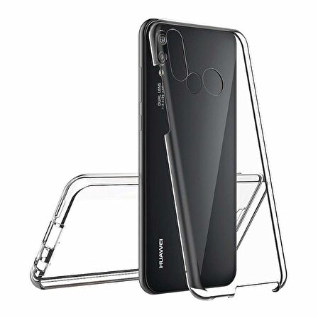 Microsonic Huawei P20 Lite Kılıf 6 tarafı tam full koruma 360 Clear Soft Şeffaf