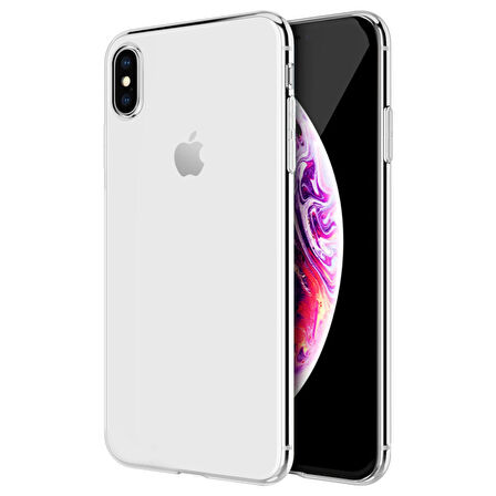 Microsonic Apple iPhone XS Max (6.5'') Kılıf Transparent Soft Beyaz