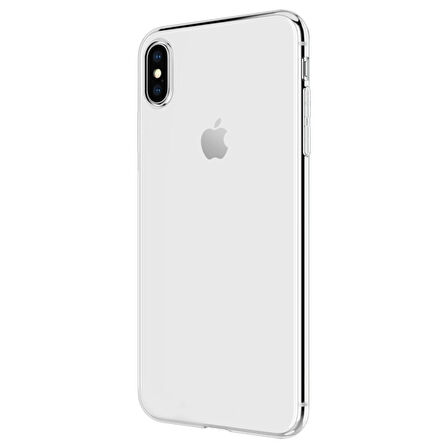 Microsonic Apple iPhone XS Max (6.5'') Kılıf Transparent Soft Beyaz