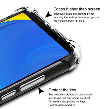 Microsonic Shock-Absorbing Kılıf Samsung Galaxy A9 2018 Şeffaf